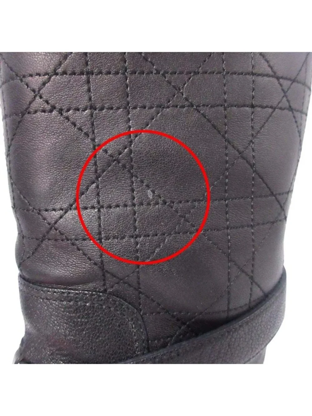 Dior Biker Cannage Low Boot Boots Black - Picture 15 of 15